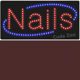 Affordable LED L7155 Nails LED Sign, 12